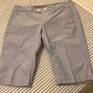 Anthropologie G1 brand Bermuda shorts. Great details & quality. Size 4